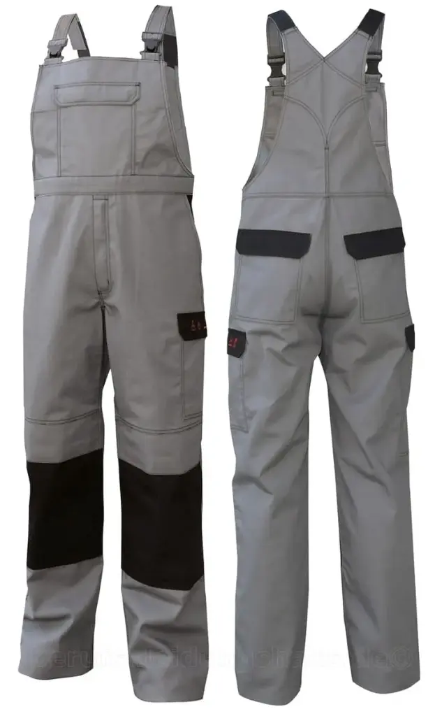 Dassy Wilson - Cotte à bretelles multinormes, poches genoux