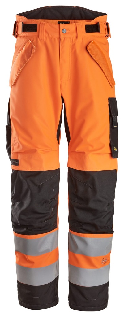 [66305504003] Snickers 6630- HV CL 2 WP 2-LAY TROUSER (5504, XS)