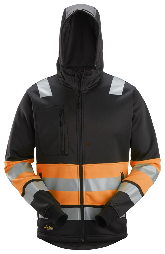 [80380455003] Snickers 8038- HV CL 1 FULL ZIP HOODIE (XS, 0455)