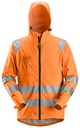 Snickers 8233 – Veste de pluie PU haute visibilité, Classe 3