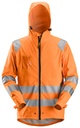 Snickers 8233- VESTE PLUIE PU HV, CL 3