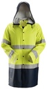 Snickers 8261 – ProtecWork, Veste de pluie en PU, haute visibilité, Classe 3