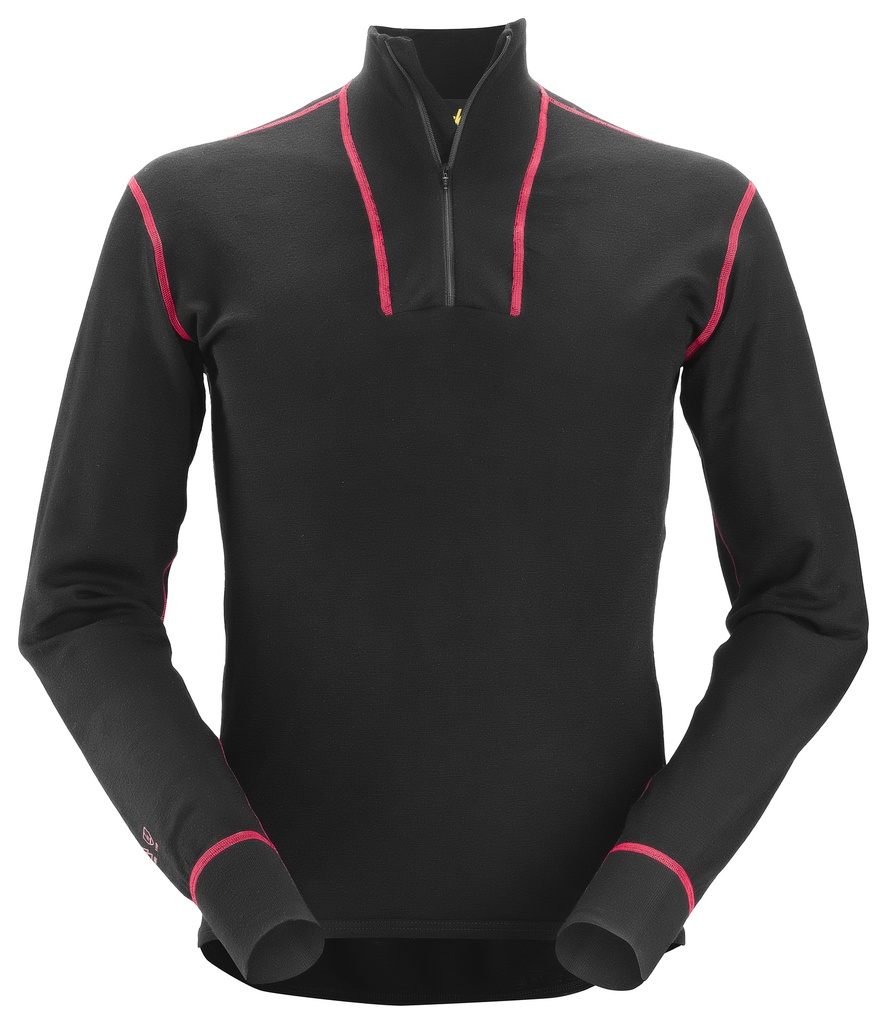 [94620400003] Snickers 9462-  ProtecWork-  Chemise en laine manches longues à demi zippée (XS)