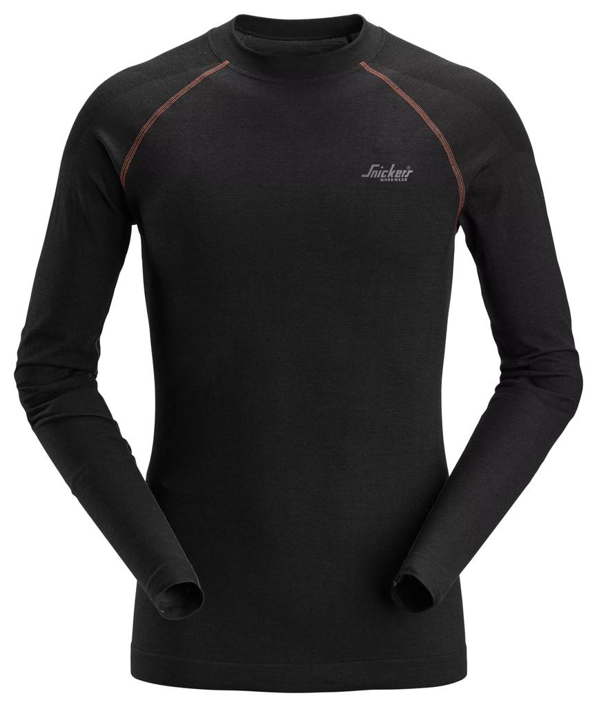 Snickers 9483 – Haut en laine thermorégulatrice sans couture - couche de base