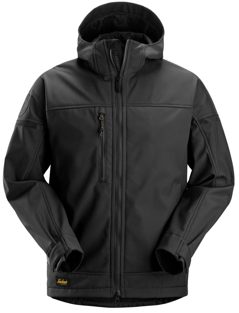 Snickers 1226 – AllroundWork, Veste Softshell Stretch à capuche