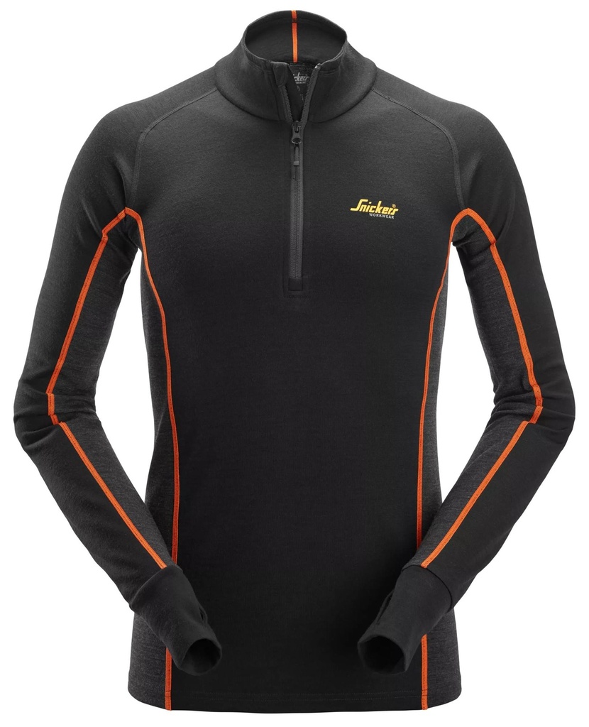 [94820498003] Snickers 9482- MERINO BASE LAYER HZ TOP (XS)