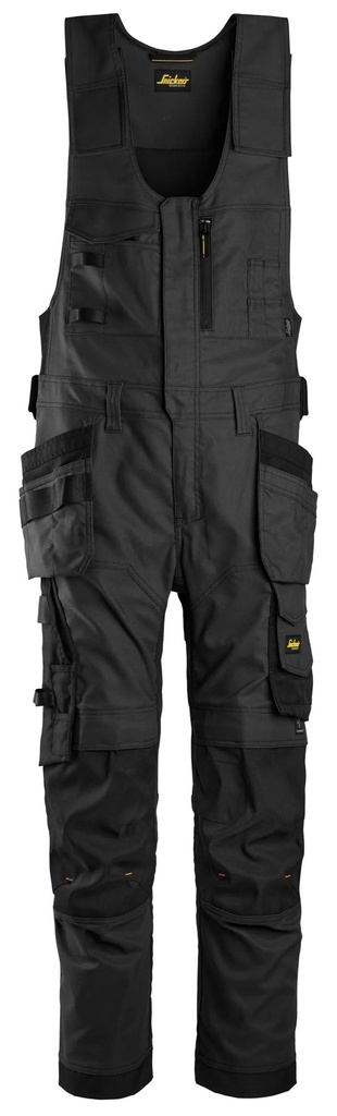 Snickers AllroundWork-  salopette toile extensible poches fourre- tout