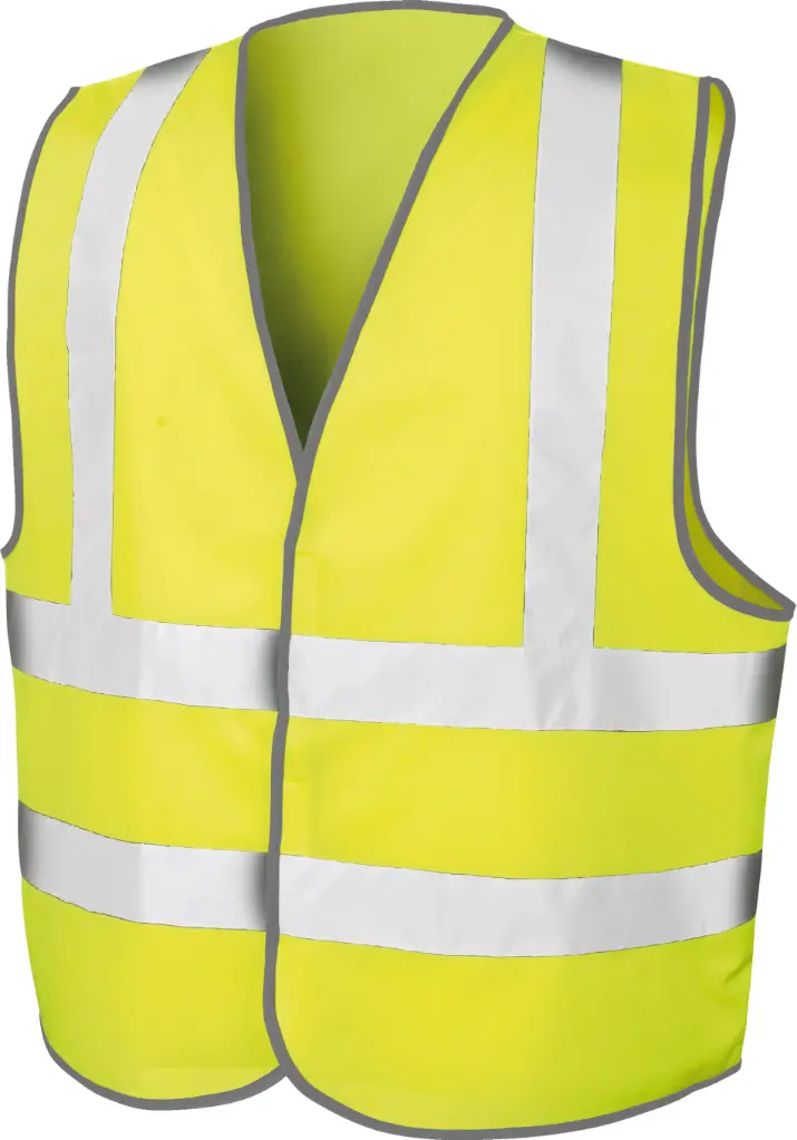 [R201 -:] R201 - Gilet HV fermeture velcro (S/M, Jaune HV)