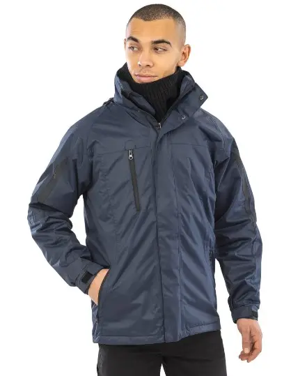 [R400M_52492_52489] Result R400M — Parka 3en1 intérieur Softshell (Noir, S)