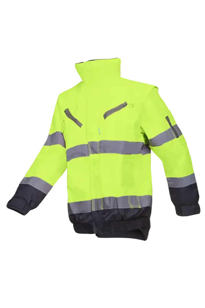 [Campbell-JauneHV-XS] Sioen Campbell - Blouson 3 en 1 (XS, Jaune HV)