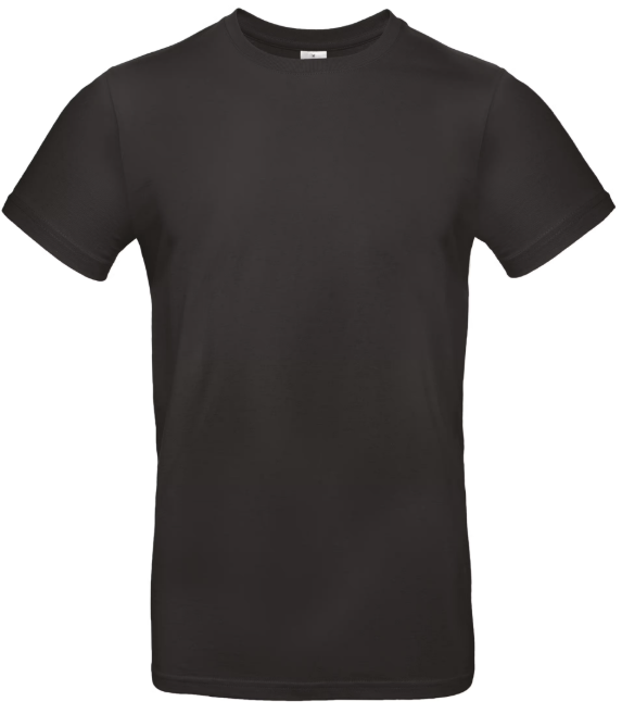 [TU03T-Noir-XS] TU03T - Tshirt col rond 190g (XS, Noir)