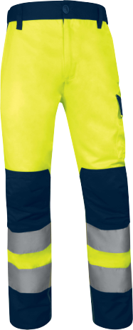 [M1PA2-JauneHV-S] M1PA2 -  Pantalon de travail, HV classe 2 (S, Jaune HV)
