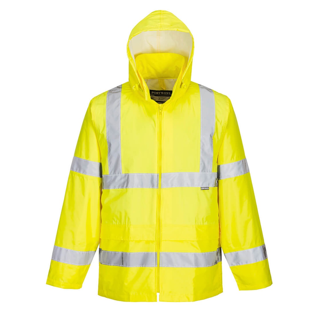[H440YERXS] H440 Veste de pluie HV classe 3 (Jaune HV, XS)