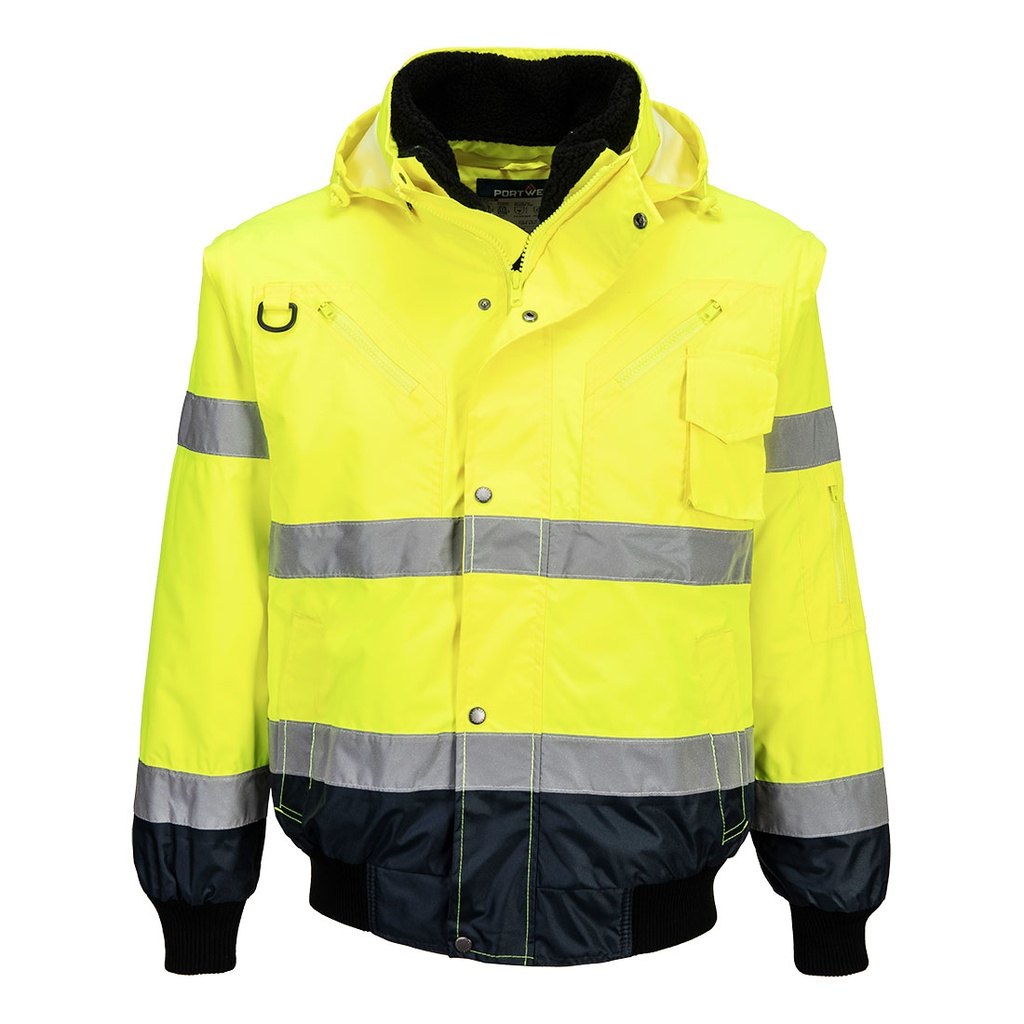 C465- Blouson 3-en-1 Haute Visibilité