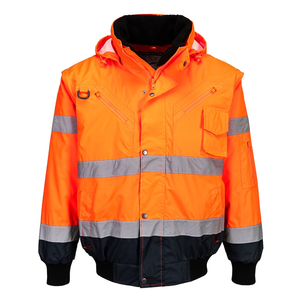 C465- Blouson 3-en-1 Haute Visibilité