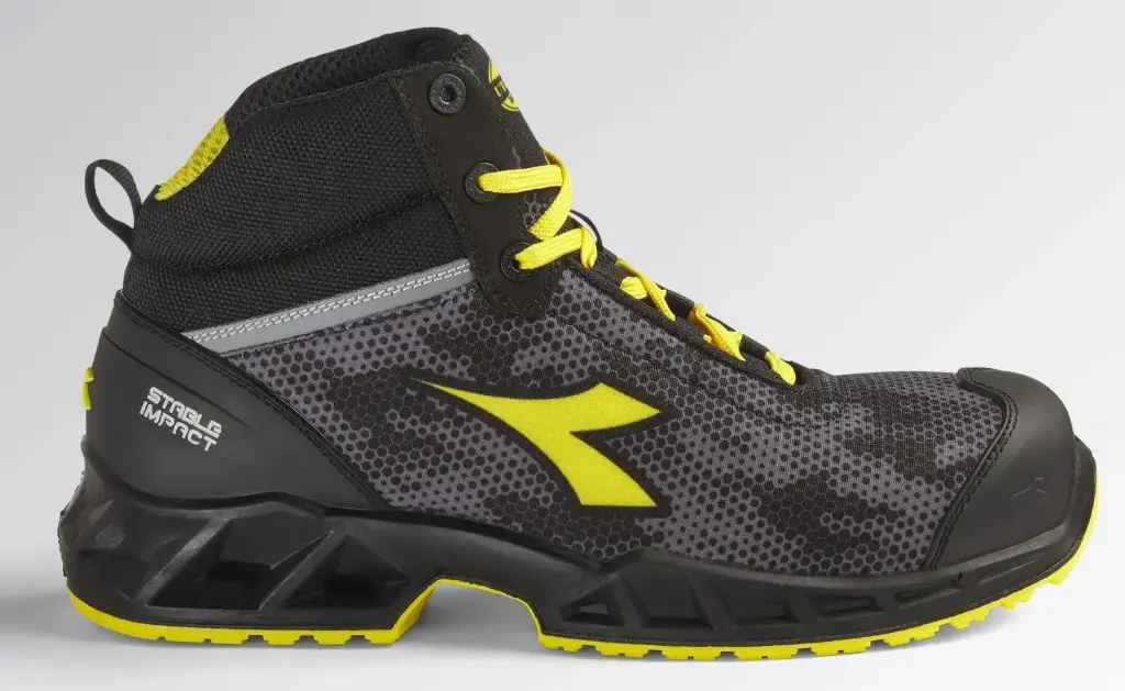 [181157-37] Diadora Shark Stable Impact Mid -  Chaussure de sécurité S3S FO SR SC ESD (37)