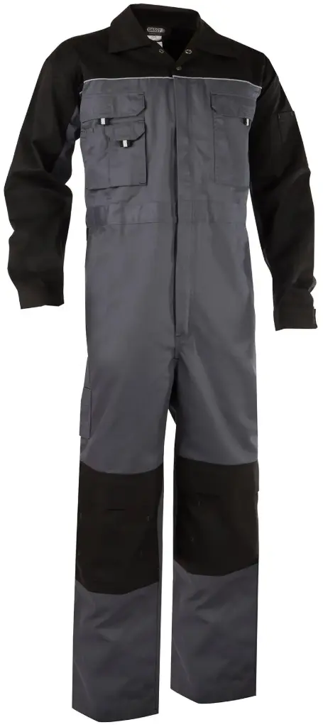 [100286-6741-XS] Dassy Cannes - Combinaison bicolore (XS, 6741 - Noir/ Gris ciment)