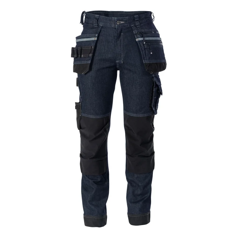 [200953-36] DASSY® Melbourne Jeans stretch multipoches avec poches genoux (36)