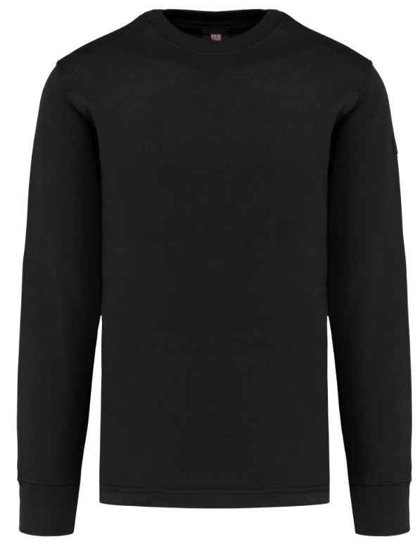 [WK4001-Noir-XS] WK4001- Sweat manches montées (XS, Noir)