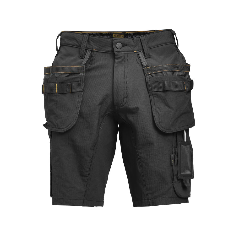 [65219618-9999-C44] Jobman 2196 — Short de travail stretch à poches holster (9999 - Noir, C44)