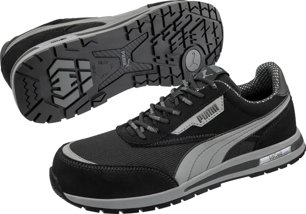 PUMA RIDER BLACK LOW chaussure sécurité  S1PS ESD FO HRO SR (36)