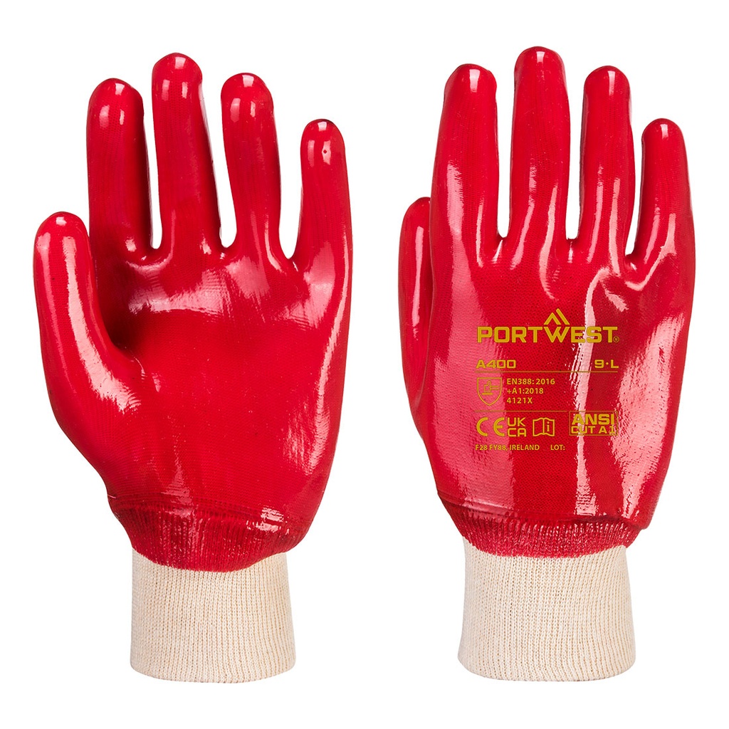 [A400] A400- PVC Poignet Tricot