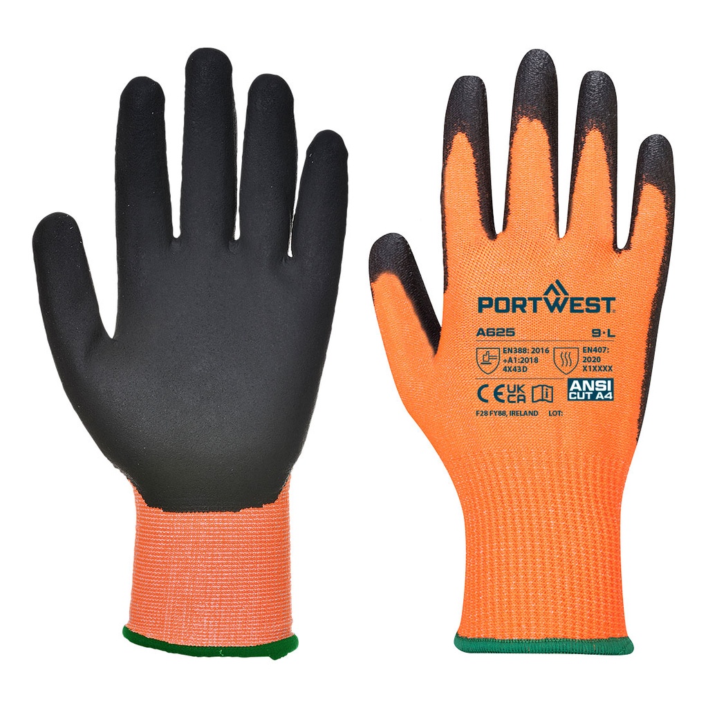 [A625] A625- Gant PU Vis-Tex coupure D