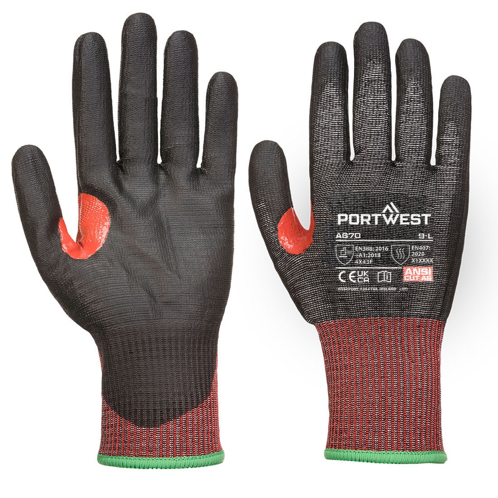 [A670] A670- Gant CS anti-coupure F en PU J13