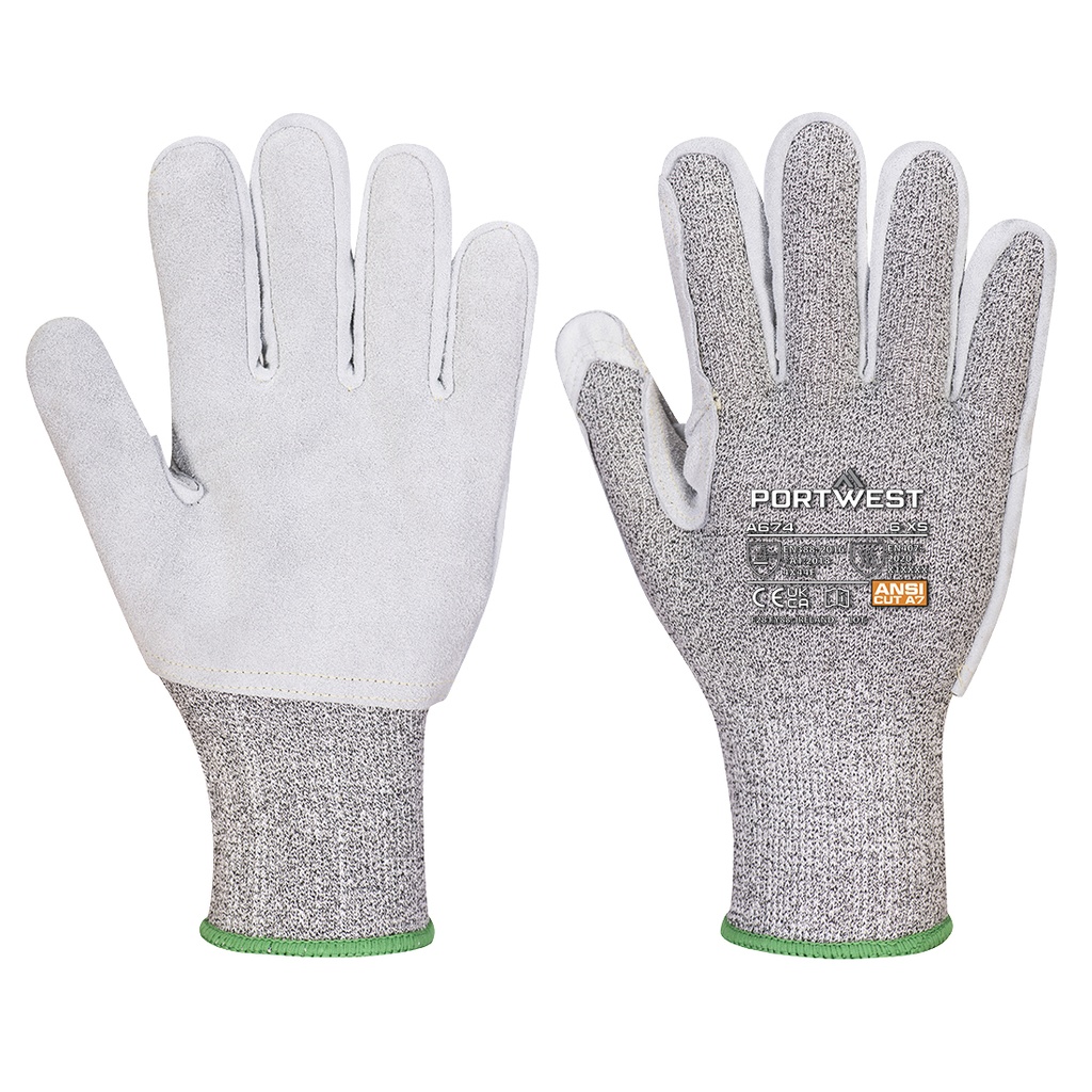 [A674] A674- Gant anti-coupures cuir AHR13