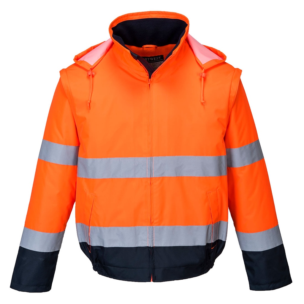 [C464] C464- Blouson HV 2-en-1 HV doublé polaire