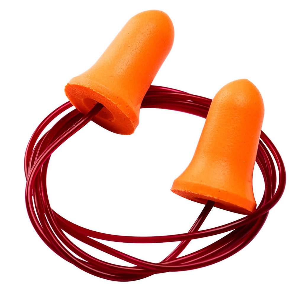 [EP09] EP09- Bouchons d'oreille Bell Confort en mousse PU avec cordon (200 paires)
