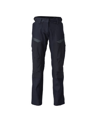 21578-Pantalon poches genouillères,coupe femme