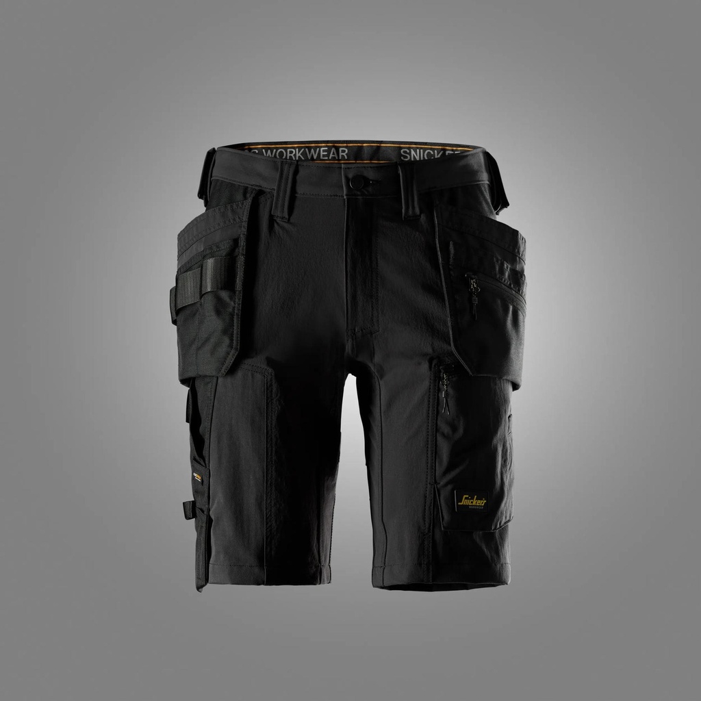[6118] Snickers 6118 – AllroundWork, Short en tissu extensible avec poches holster