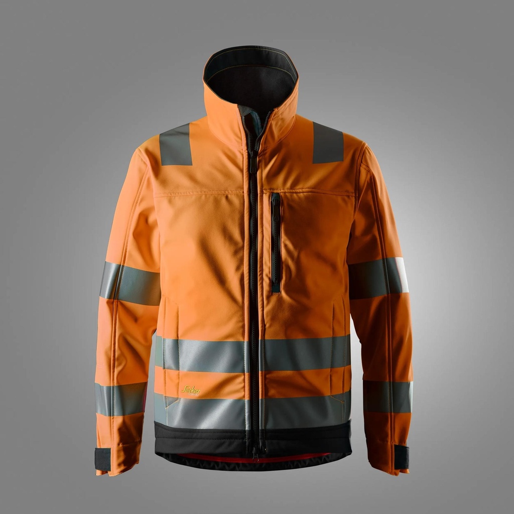 [1230] Snickers 1230 – AllroundWork, Veste Softshell haute visibilité, Classe 3