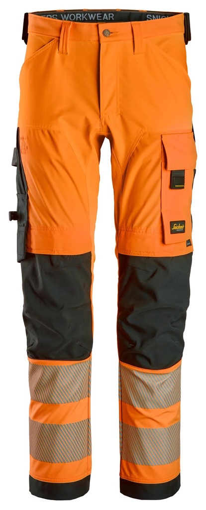[6336] Snickers 6336 – Pantalon haute visibilité extensible 4 directions, Classe 2