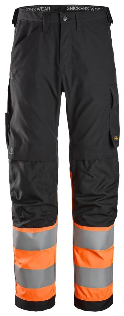 Snickers 6339 – Pantalon haute visibilité, Classe 1