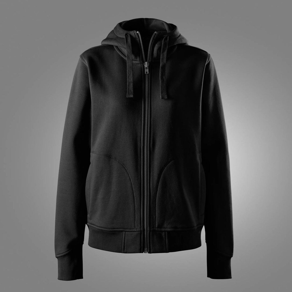 [2047] Snickers 2047 – Sweatshirt épais pour femme à capuche avec fermeture éclair intégrale