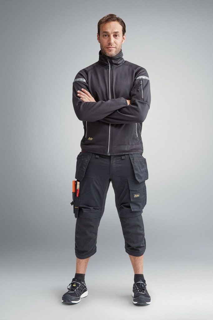 Snickers 6142 – AllroundWork, Pantacourt en Stretch avec poches holster