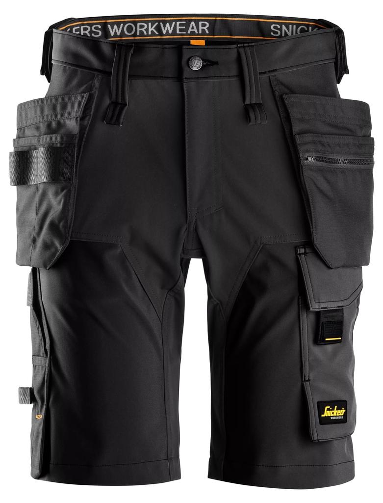 Snickers 6175 – AllroundWork, Short en tissu extensible dans 4 directions avec poches holster (0404)