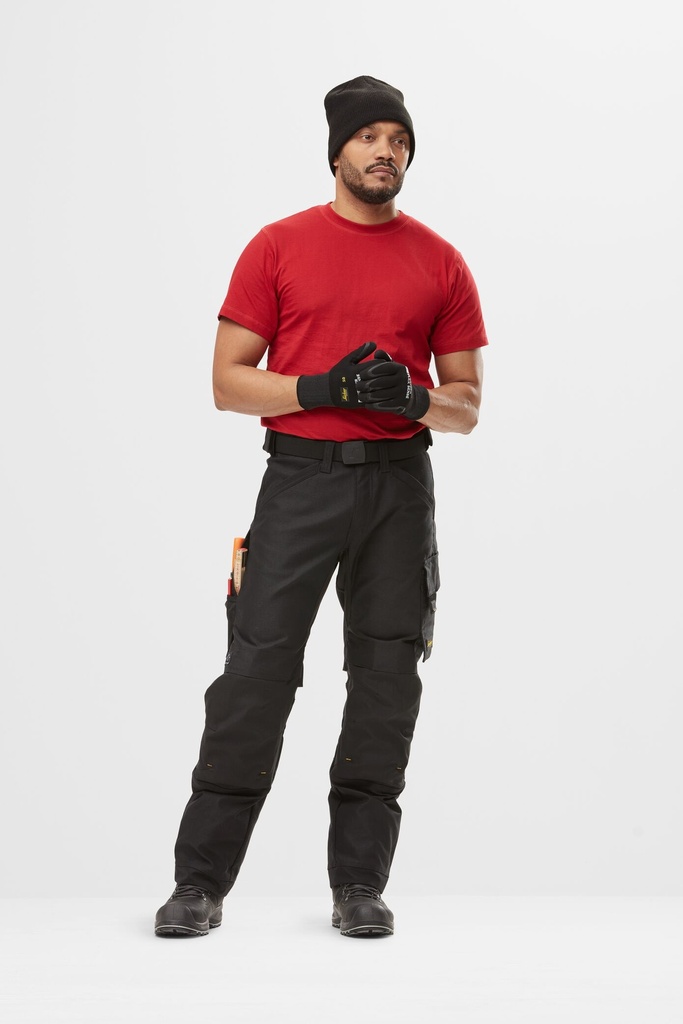 Snickers 6324 – AllroundWork, Pantalon de travail en tissu extensible, Canvas+ (0404)