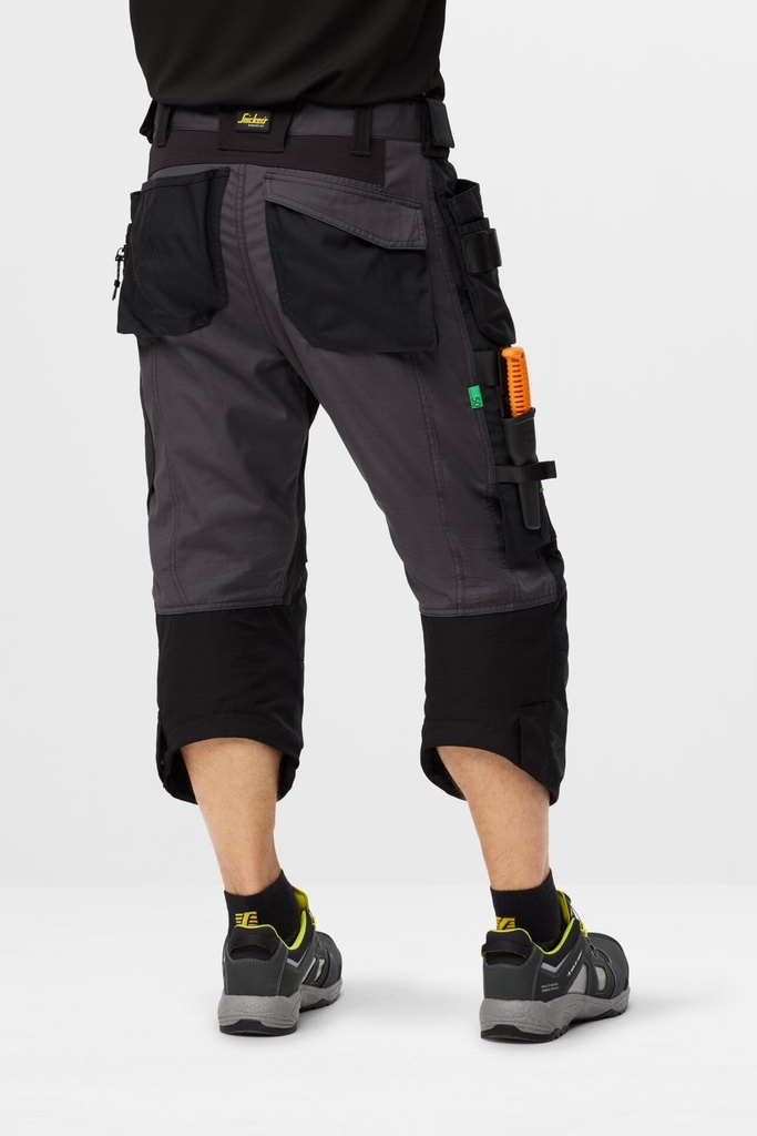 Snickers 6905 – FlexiWork, Pantacourt de travail avec poches holster