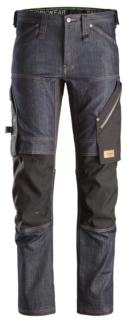 Snickers 6956 – FlexiWork, Pantalon de travail en denim