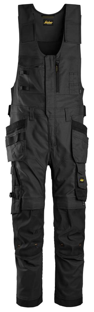 Snickers 6014 – AllroundWork, salopette toile extensible poches fourre-tout