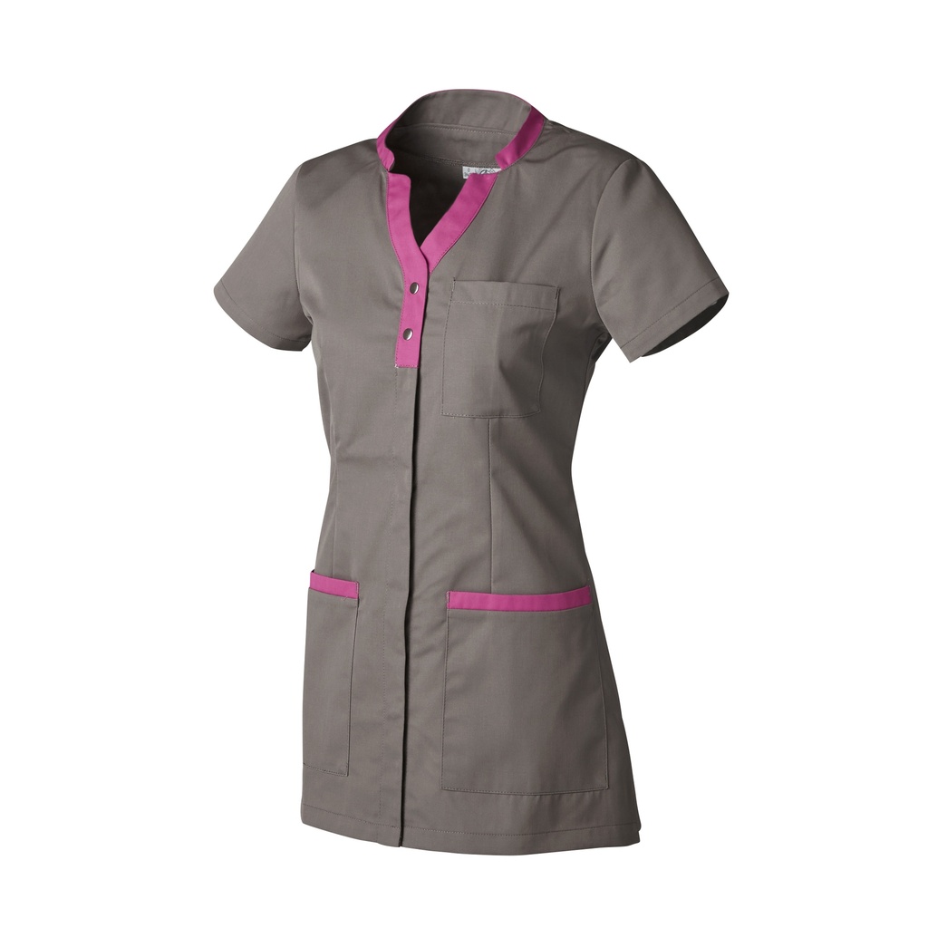 [Louna-Taupe-0] Louna: Tunique  Femme cintrée (XS, Taupe)