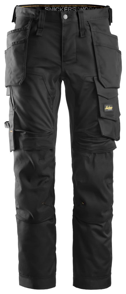 Snickers 6241 – AllroundWork, Pantalon en tissu extensible avec poches holster
