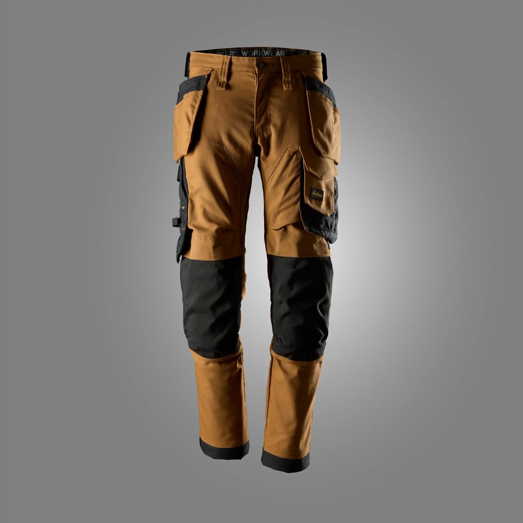 Snickers 6244- Pantalon de travail canvas + stretch avec poches holster