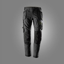 Snickers 6244- Pantalon de travail canvas + stretch avec poches holster