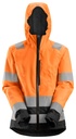 Snickers 1347-  Veste imperméable pour femme en Shell, H.V, cl.2/3