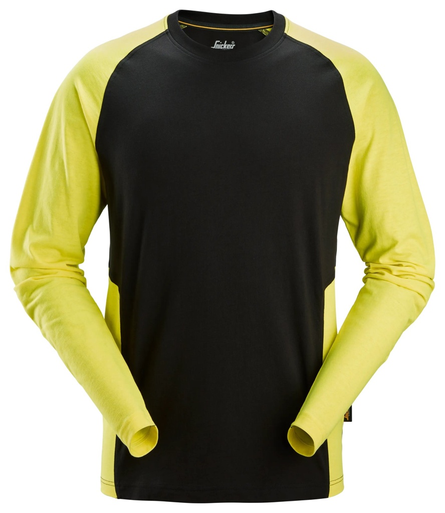 Snickers 2450- T-SHIRT BICOLOR LONG SLV
