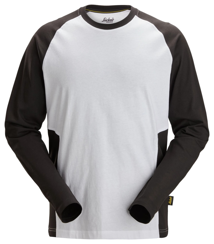 Snickers 2450- T-SHIRT BICOLOR LONG SLV